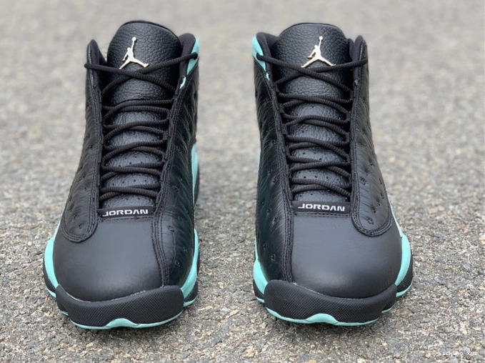 414571-030 Jordan Green 13 Black Island Retro Air 0818